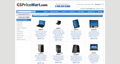 Desktop Screenshot of gspricemart.com